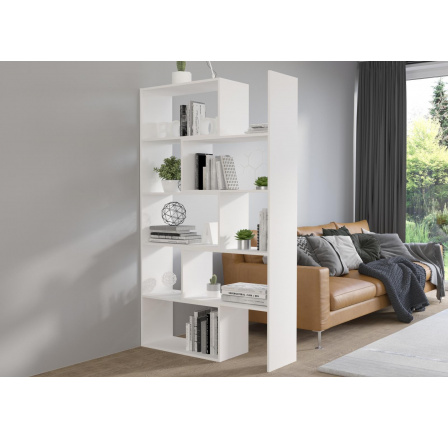 Regál MARLIN 02, Bílá Regál MARLIN 02, Bílá