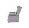 Polohovací křeslo AGUSTIN, šedá