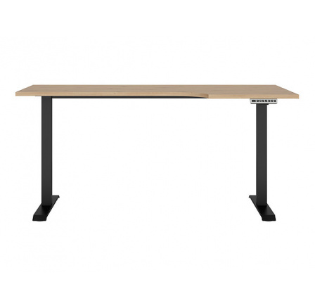 Psací stůl SPACE OFFICE BIU/160/90/B/P (elektrické polohování) dub artisan