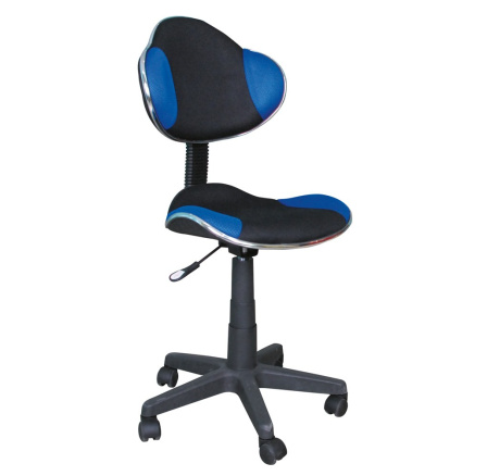 Q-G2 - kancelářská židle (dětská) modrá/černá (OBRQG2N/C) kolekce "S" (K150-Z) (S)
