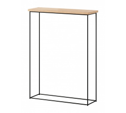 Konzola Sili Černá+Dub Lancelot