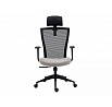 Kancelářské křeslo Q-328H, Černá/Šedá
