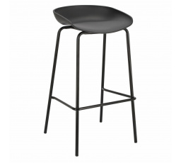 Barová stolička Grego černá 75 cm