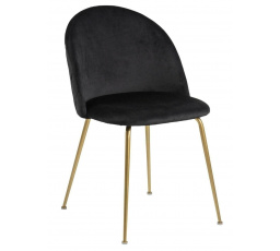 Židle Louise Černá / Zlatá