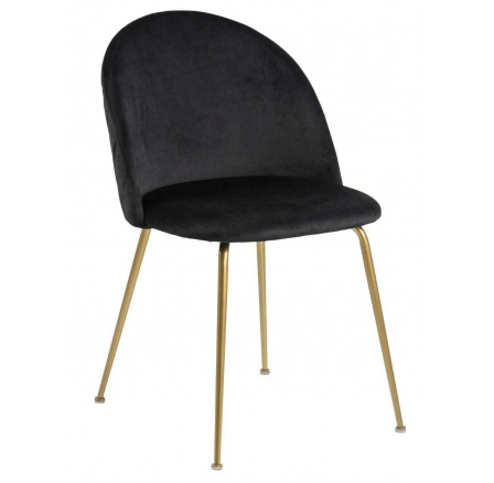 Židle Louise Černá / Zlatá