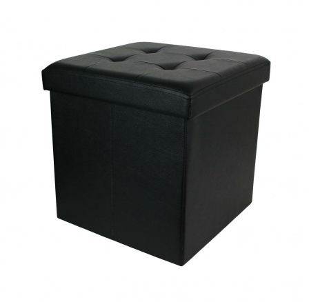 Pufa Intesi Vels eko kůže černá