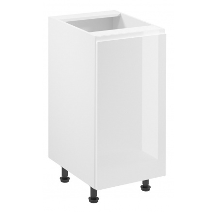 Kuchyňská dolní skřínka ASPEN D40 - Pravá, Bílá/Bílý lesk Kuchyňská dolní skřínka ASPEN D40 - Pravá, Bílá/Bílý lesk