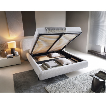 Postel Pointt + kovový rám / plynový píst / úložný box na lůžkoviny 160x200 Jaffray 18 1