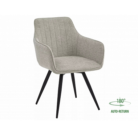 Jídelní židle otočná BALLO BREGO, Světle Béžová 31/Černá Jídelní židle otočná BALLO BREGO, Světle Béžová 31/Černá