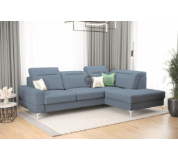 Rohová sedací souprava MALIBU MINI 180X250 - modrá , pravá