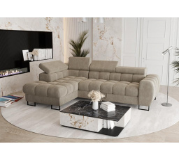 Rohová sedací souprava ASPEN MINI 260x170 cm - levá, béžová
