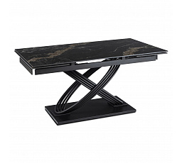Stůl IBIZA Keramický Rozkládací 160-240 cm Černý