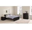 Postel Simplicity 213 160x200 cm černá MAT