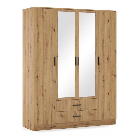 Šatní skříň ROMEO 160, Dub artisan Šatní skříň ROMEO 160, Dub artisan
