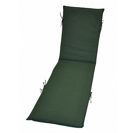 Polstr na lehátko UNI šíře 55 cm barva tmavě zelený melír