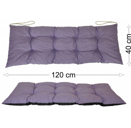 Podsedák 120x40 fialový melír