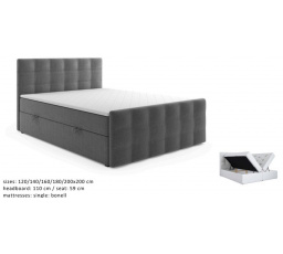 Kontinentální postel Slim 1 200x200