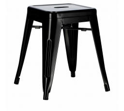 Stolička Paris černá inspirovaná Tolix