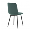 Jídelní židle, zelená, sametová látka, CT-281 GRN4