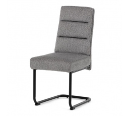 Jídelní židle, šedá, látka, DCL-P3107 SIL2