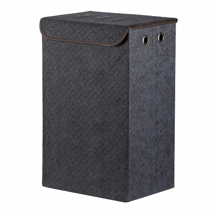 Koš pádelní - látkový s víkem, modrá barva Koš pádelní - látkový s víkem, modrá barva