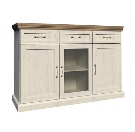 Komoda ROYAL K1S, Borovice nordická + Dub Divoký Komoda ROYAL K1S, Borovice nordická + Dub Divoký