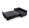 Rohová sedací souprava L Aladin - černá