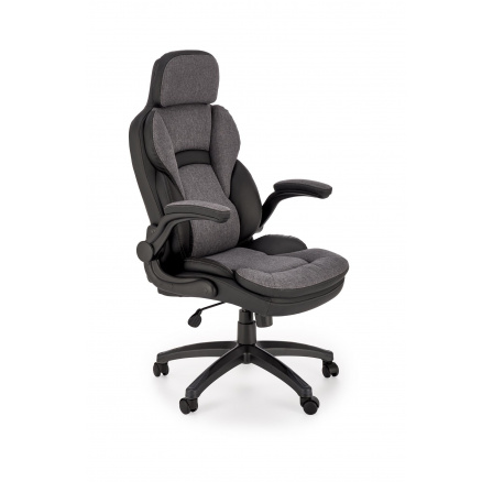 Kancelářské křeslo VALERIO, černé / popelavě šedé Kancelářské křeslo VALERIO, černé / popelavě šedé