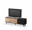 Tv komoda RANDOM RTV-1 RTV, dub wotan/černá
