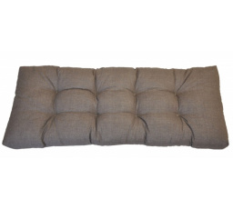 Opěradlový polstr na paletu 120x50 šedý melír