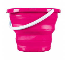 Skládací kbelík 10L růžový