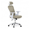 Kancelářská židle, houpací mechanismus, béžová síťovina, KA-K2031 BGE