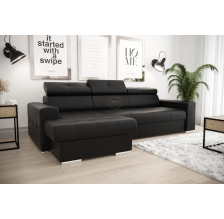 Rohová sedací souprava MARGO 160x250 přírodní kůže - levá, přírodní kůže - volitelná barva