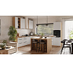 Horní rohová skříňka ARIA - 60x60 GN-90 1F (45°), Dub Artisan/Bílá Crystal AFM - (ANTI-Fingerprint)