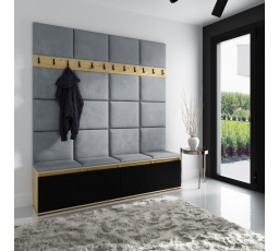 Předsíňová stěna EMI 4, Trinity 14/Artisan+černá