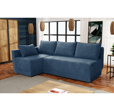 Rohová sedací souprava Neklan L modrá Rohová sedací souprava Neklan L modrá
