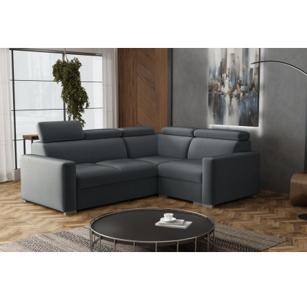 Sedací souprava Petrit III pravá Paros tmavě šedá