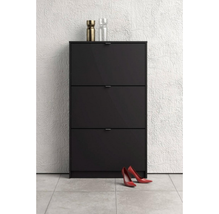 Botník FLAP 006 3KL, Černý mat Botník FLAP 006 3KL, Černý mat