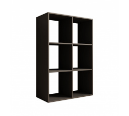 Regál Lenti 2x3 Šedý+Šedý