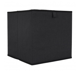 Krabice do regálu 30x30 cm Poli černá