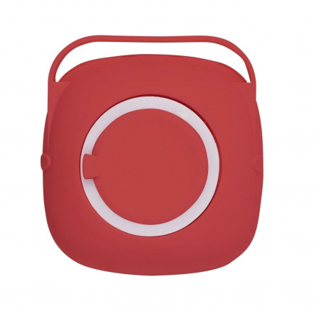 Kartáč na nádobí s nádobkou na tekutinu červený