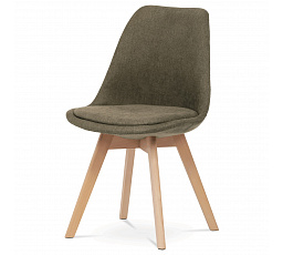 Jídelní židle, hnědá, látka, CT-751 BR2