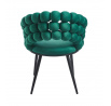 Židle velvet zelená K20-FXJG