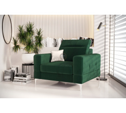 Křeslo čalouněné MALIBU 104 cm - zelená