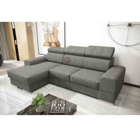 Rohová sedací souprava ROYAL MINI 260×160 - volitelný odstín , levá