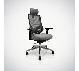 Ergonomická kancelářská židle s tmavě šedou síťovinou AXIS