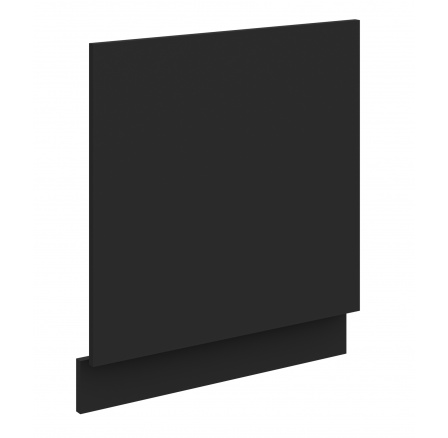 Dvířka na myčku s panelem SIENA - ZM 570x596, Černá mat