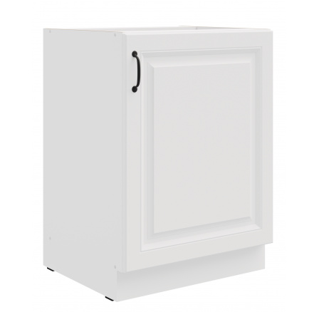 Dolní skřínka STELLO - 60 D 1F BB, Bílá/Bílá