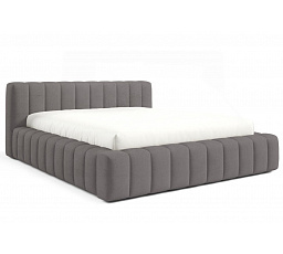 Postel GINO s roštem v dřevěném rámu, 140x200, Velluto 17