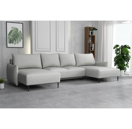 Sedací souprava Santino U světle šedá